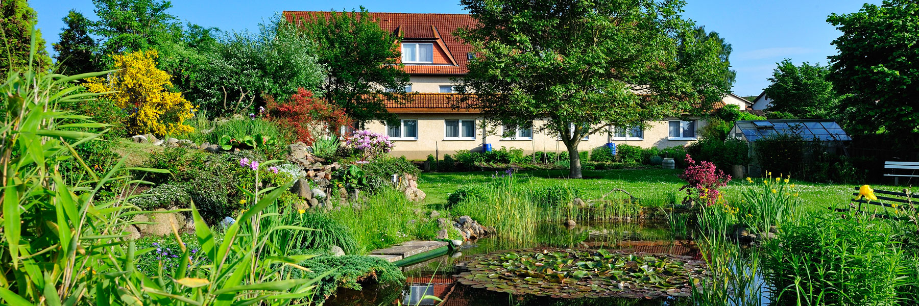 Gartenanlage - Gasthaus zum Rethberg