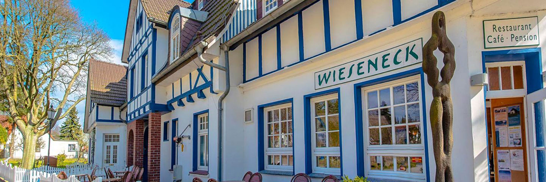 Eingang - Pension-Restaurant-Café Wieseneck